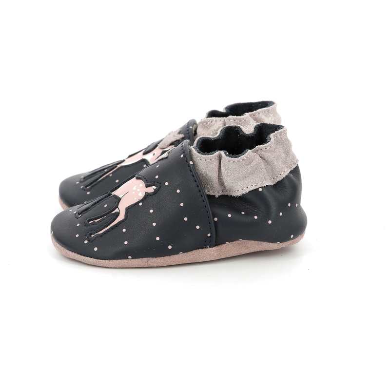Chaussons cuir Little Fawn