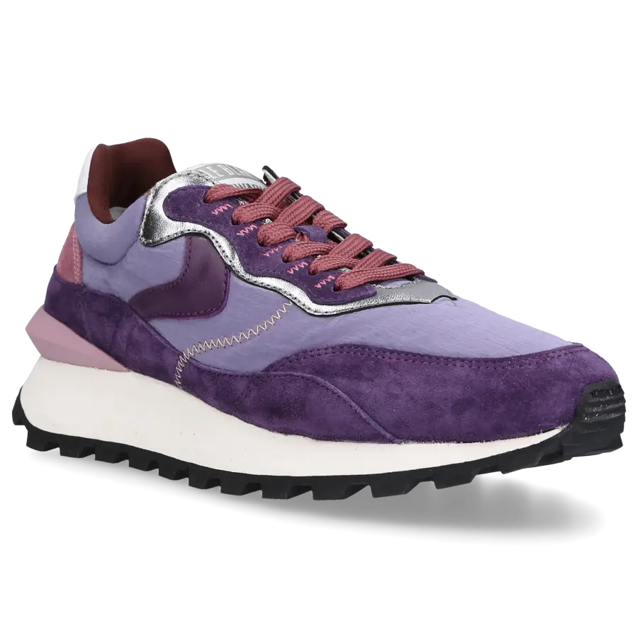 VOILE BLANCHE - Sneaker low QWARK Veloursleder - lila