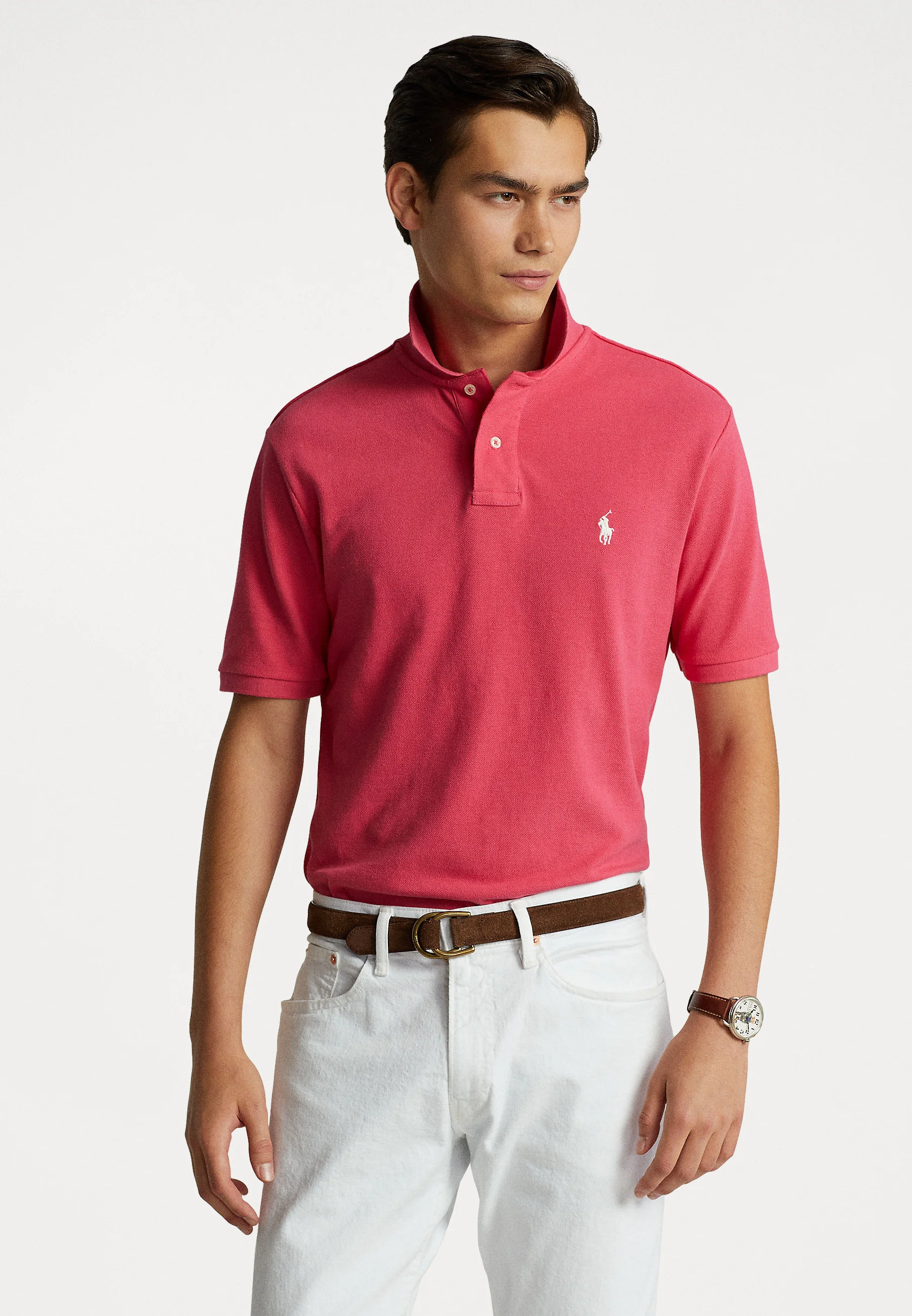 Polo Ralph Lauren Camisa polo de malla ajustada personalizada - Polo