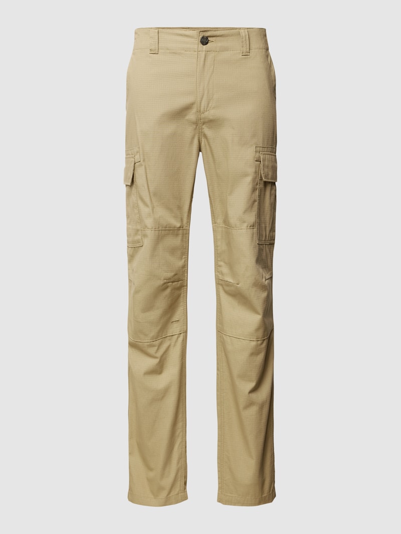 Cargohose im unifarbenen Design Modell 'MILLERVILLE' in khaki