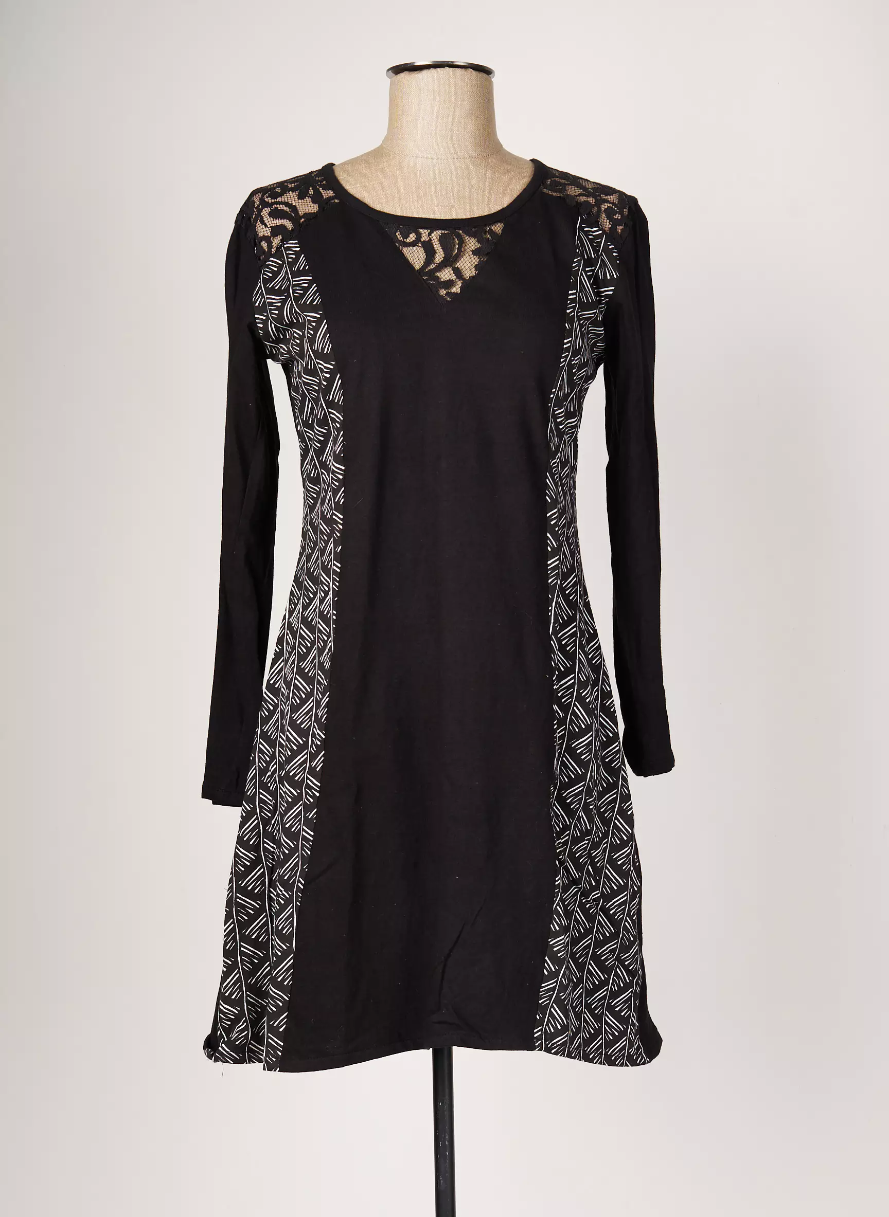 Bamboo S Robes Courtes Femme couleur noir