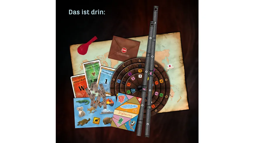 KOSMOS - EXIT® - Das Spiel: Das Vermächtnis des Weltreisenden, Level: Fortgeschrittene