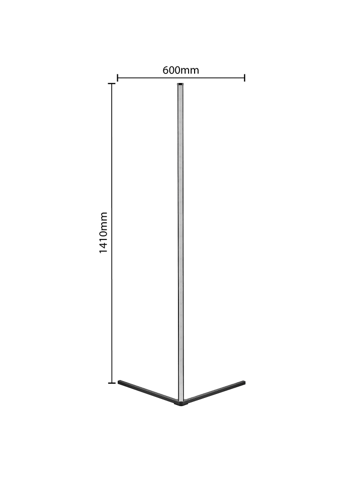Reality Leuchten Stehleuchte LEVEL in schwarz günstig kaufen onesize