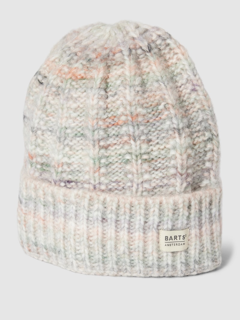 Beanie mit Strukturmuster Modell 'Flata' in khaki