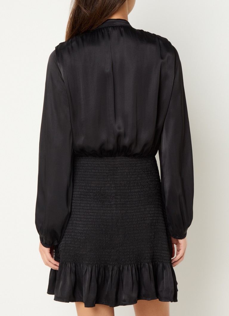 Rochie-tunică Maje cu guler șal scurt