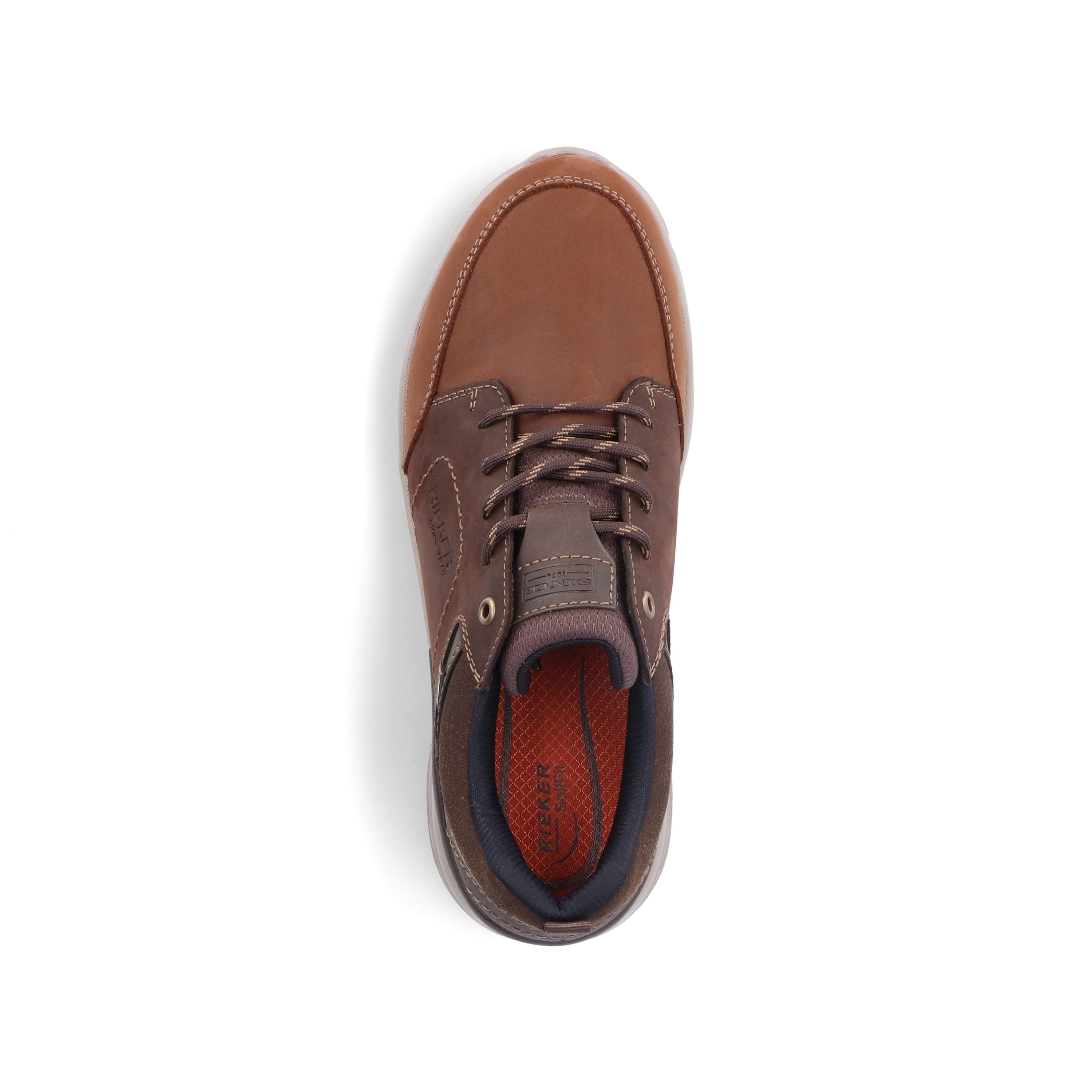 Rieker Herren Schnürschuhe fuchsbraun