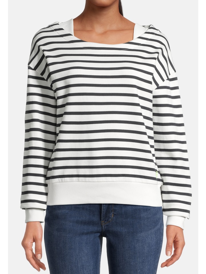 Salzhaut Sweatshirt LAFF in Navy Offwhite günstig kaufen