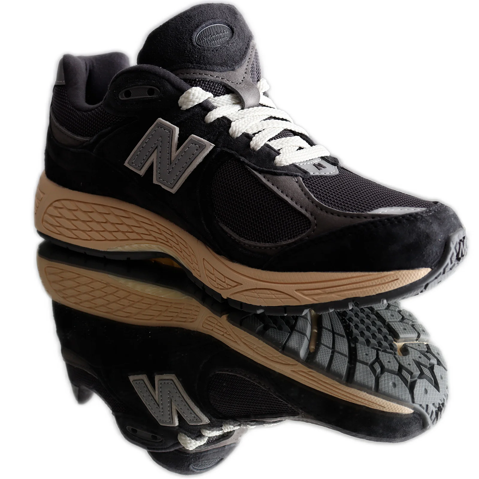 New Balance 2002R Black Dark Grey