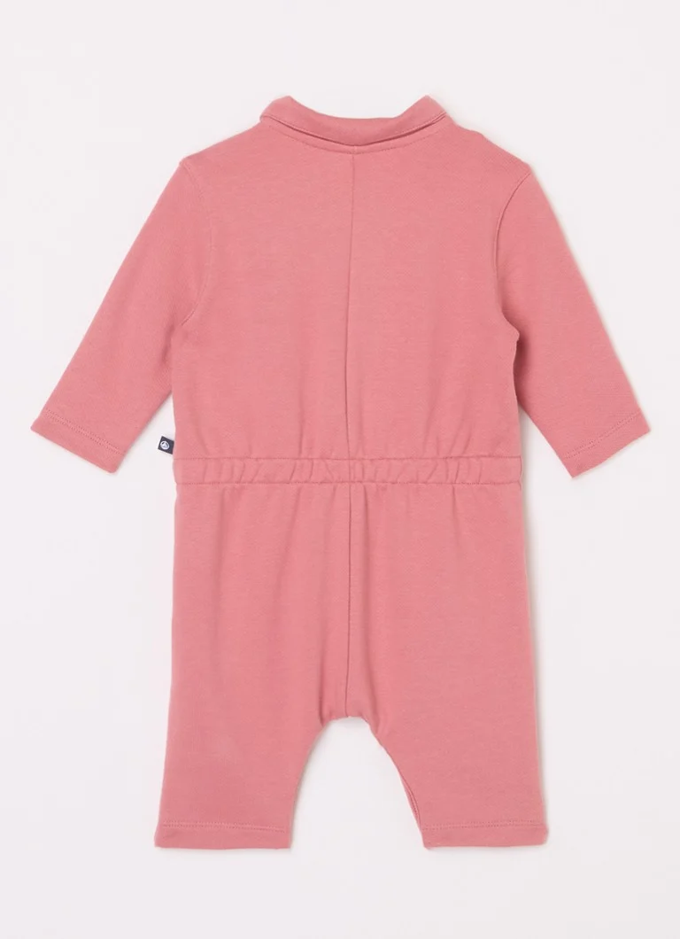 Dětská kombinéza Petit Bateau s výšivkou loga