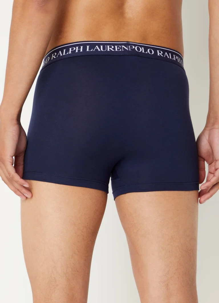 Lot de 3 boxers Ralph Lauren avec ceinture logotée