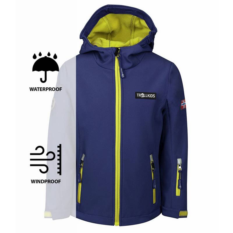 Trollkids Oslofjord Softshelljacke Kinder