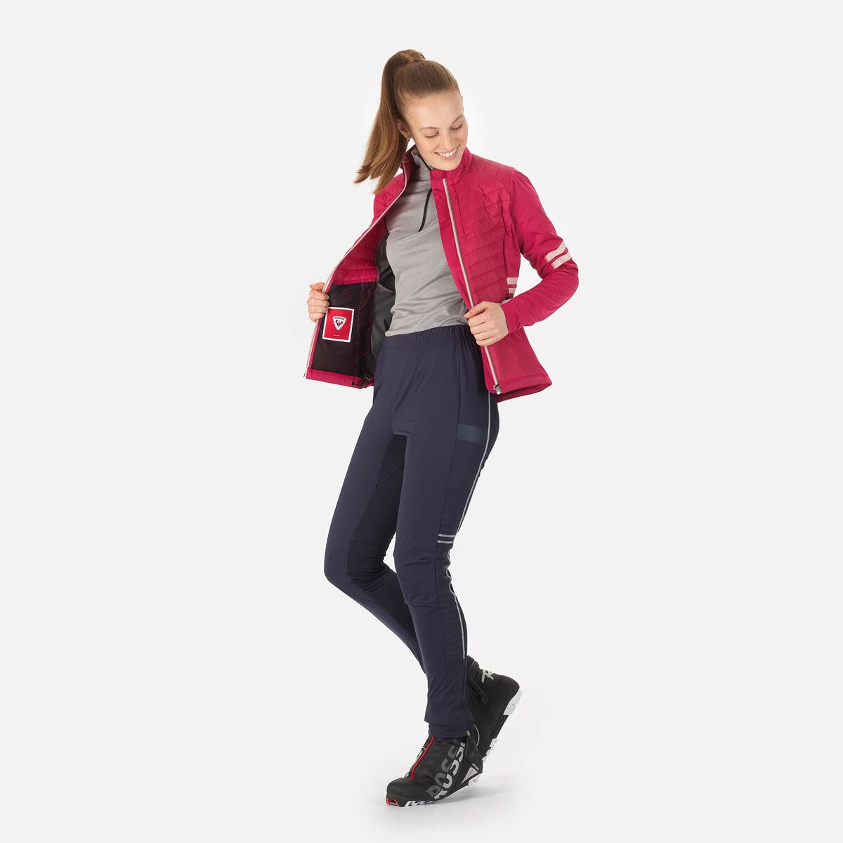 Langlaufjacke Poursuite Warm für Damen