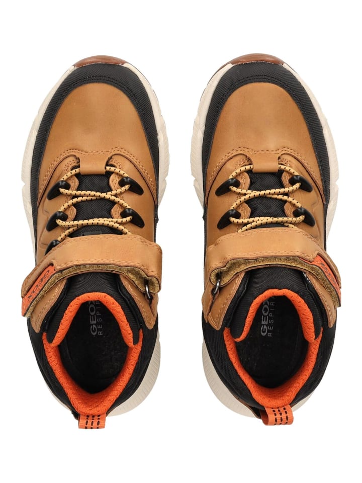 Geox Stiefelette in Schwarz/Gelb günstig kaufen