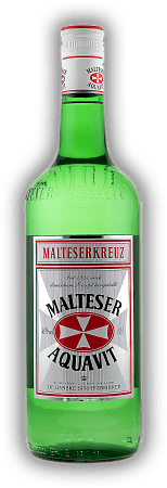 Malteserkreuz 1,0 Liter Malteserkreuz 1,0 Liter Dieses deutsche Erzeugnis, geschaffen nach dänischem Vorbild, genießt größte Popularität. 1	 Liter - Vol 40%