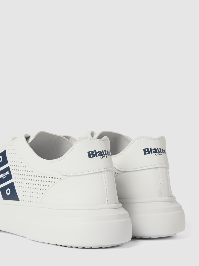 Sneaker mit Label-Print Modell 'BLAIR' in weiß