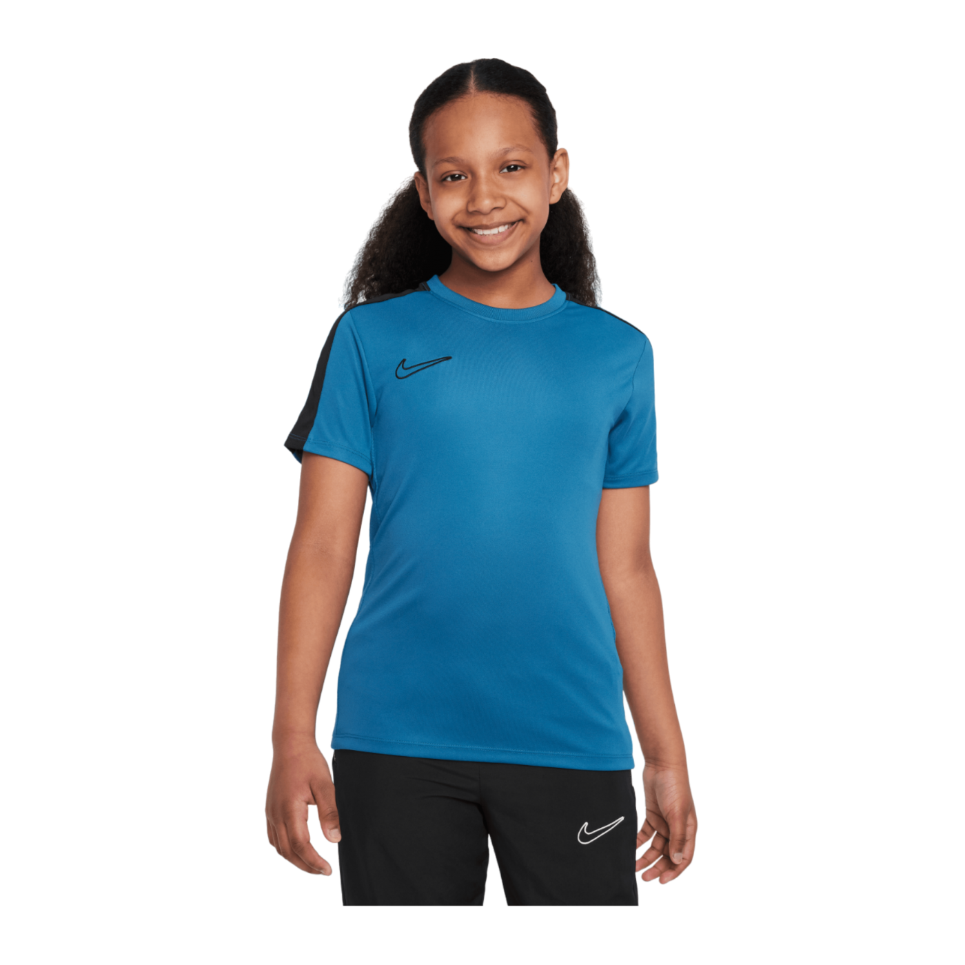 Nike Academy 23 T-Shirt Kids Blau Schwarz F457