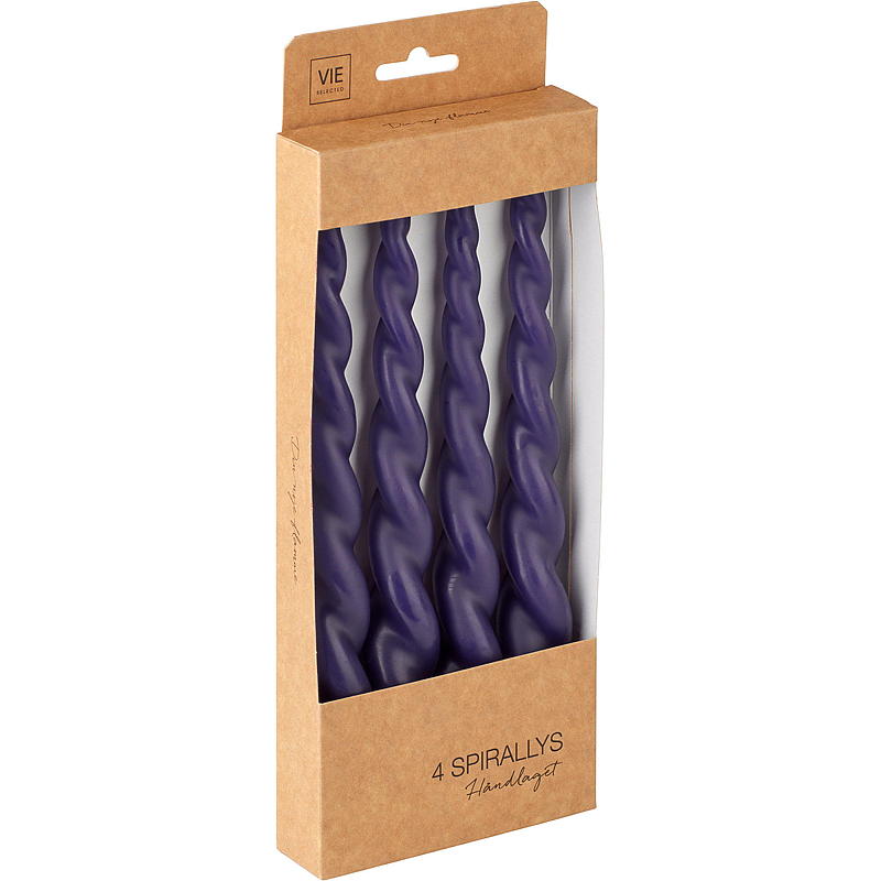 Vie Selected Spirallys 4-pk 24 cm lilla