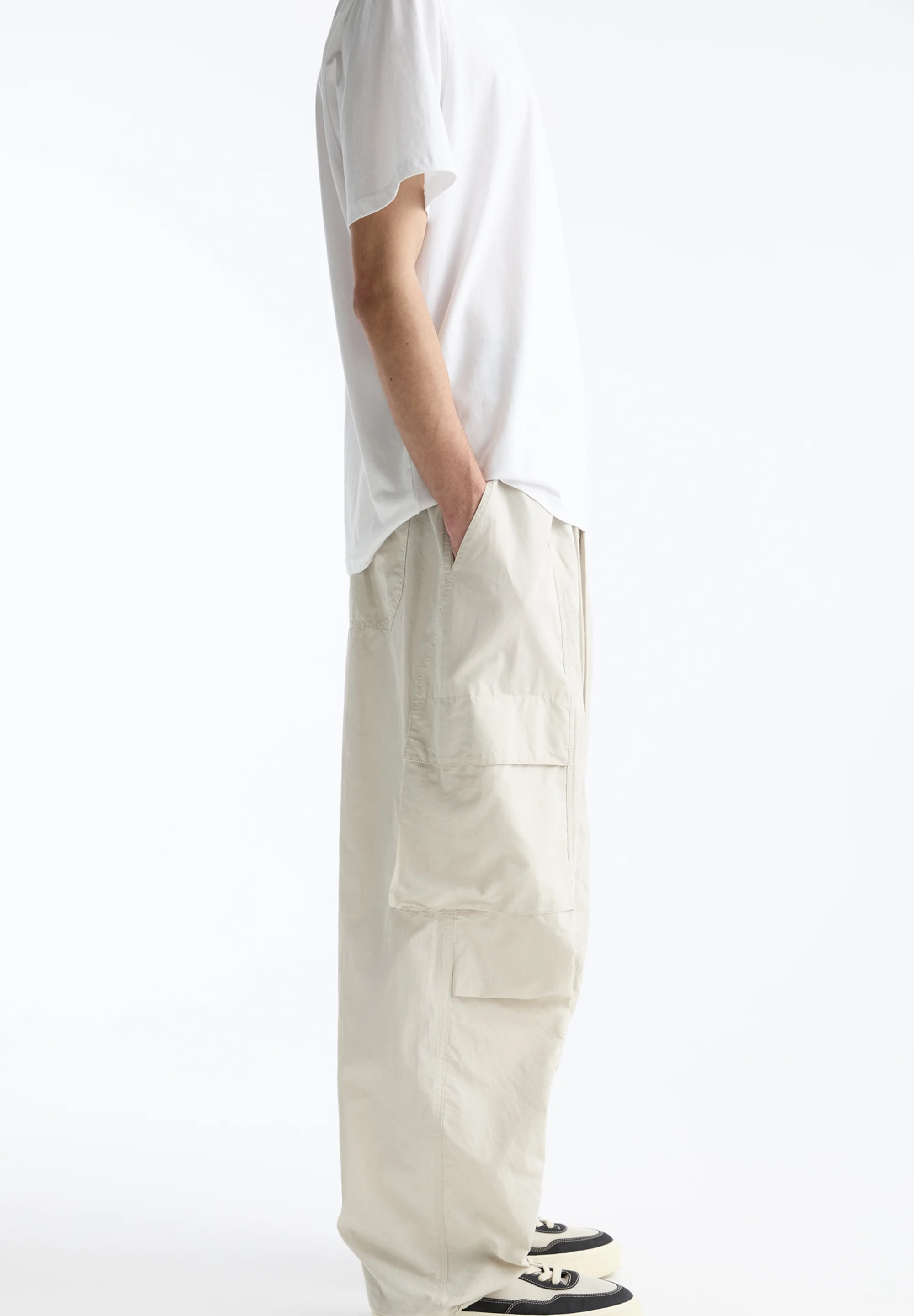 PULL&BEAR BAGGY RUSTIC - Pantalones cargo
