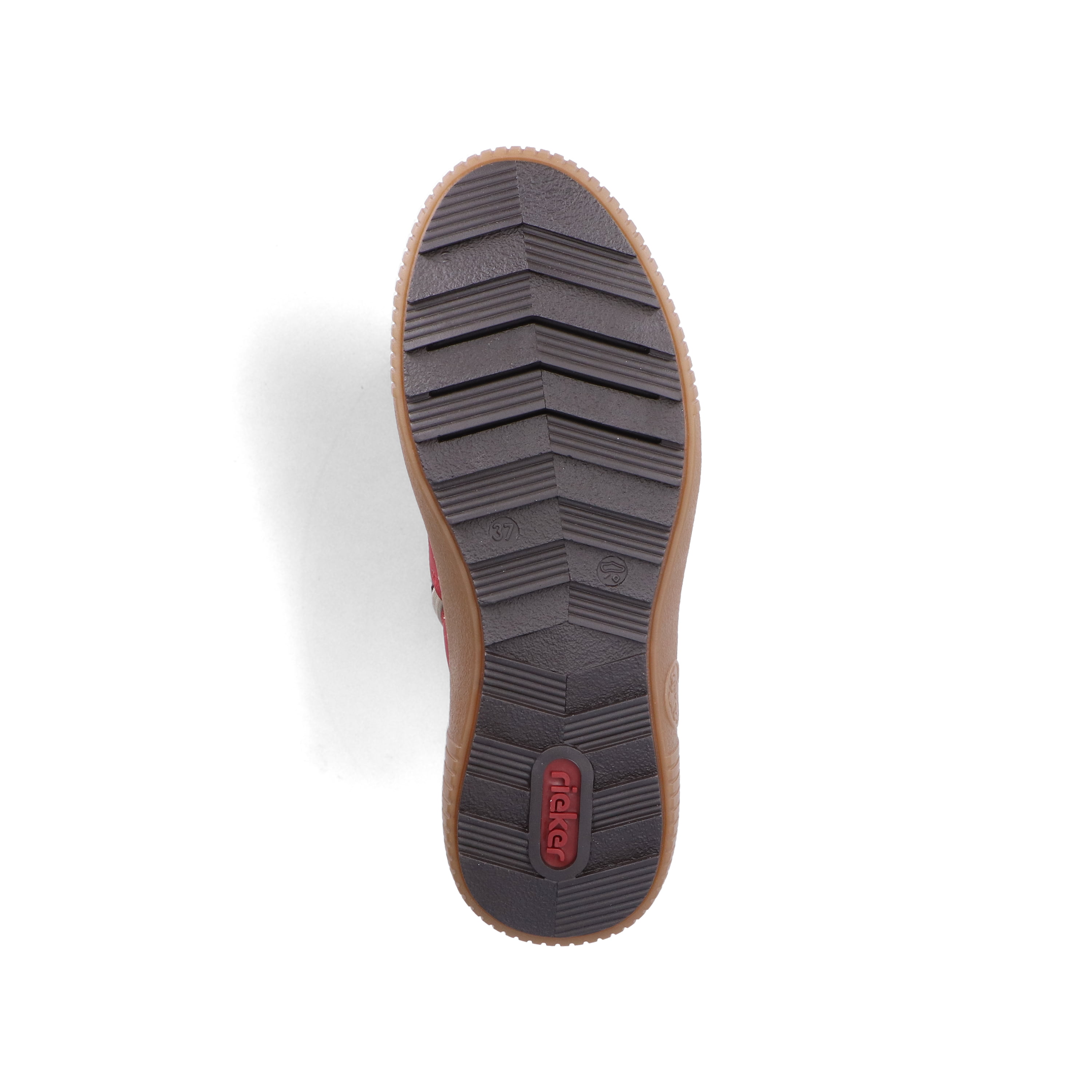 Rieker Damen Schnürstiefel feuerrot