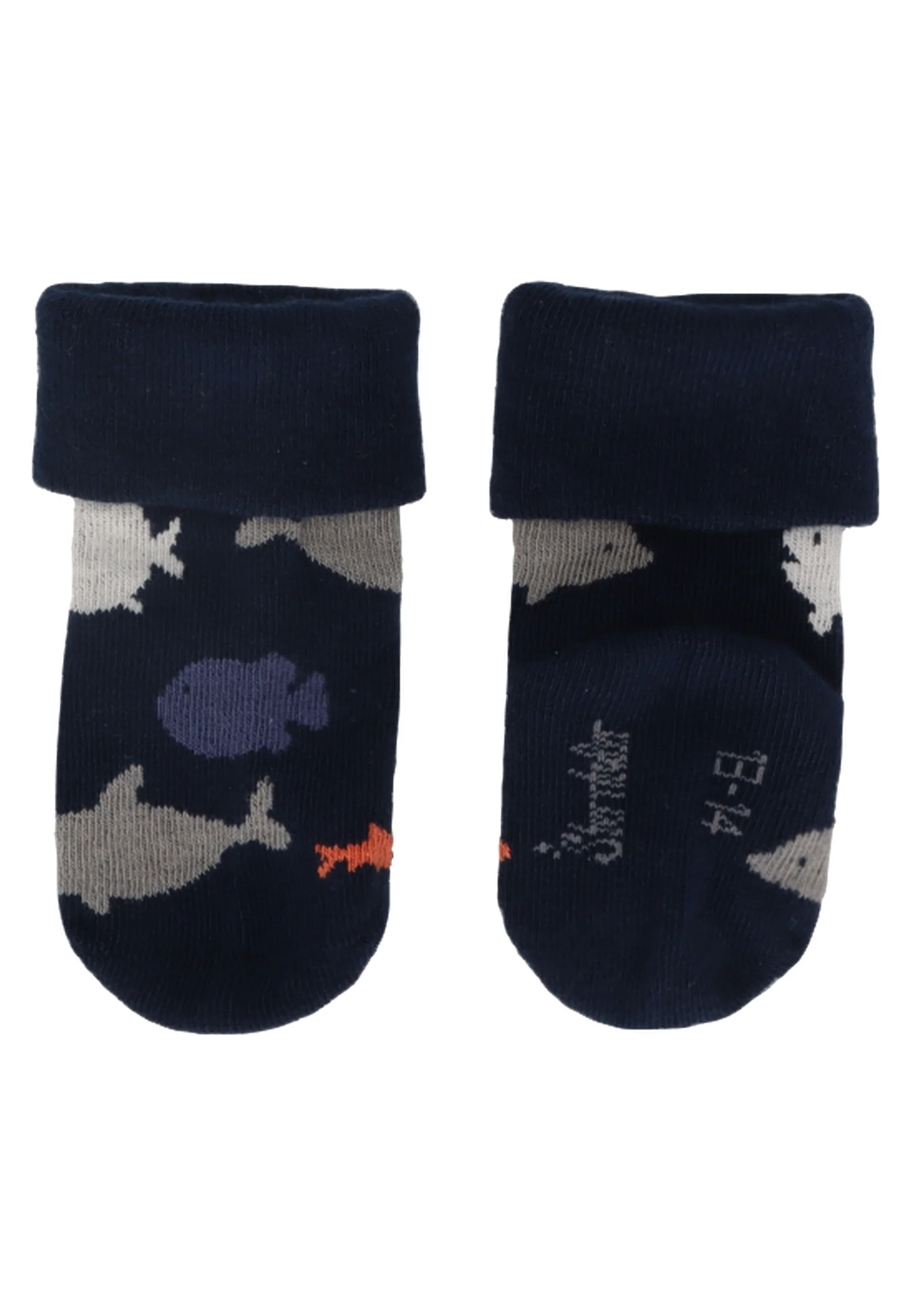Socken im 3er Pack mit Motiv Hai in versch. Farben