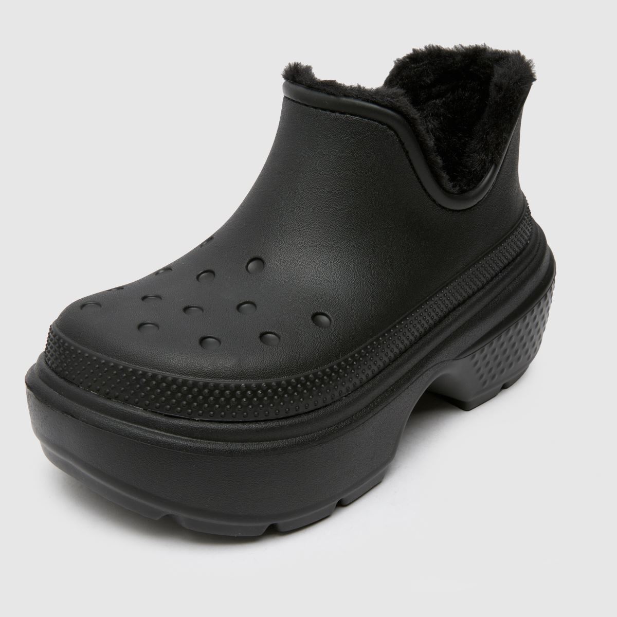 Crocs – Stomp – Svarta shortsandaler