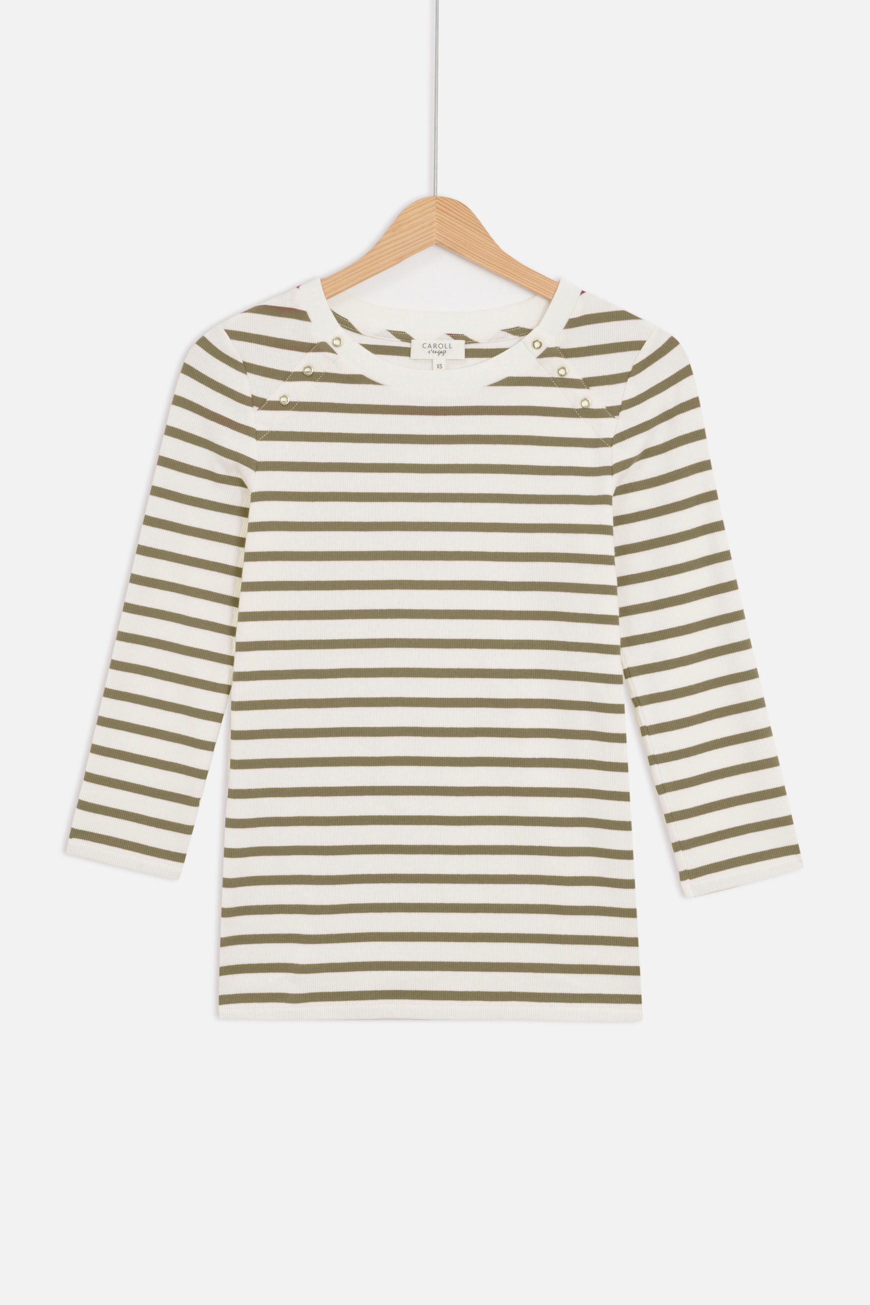 t-shirt bento vert kaki femme