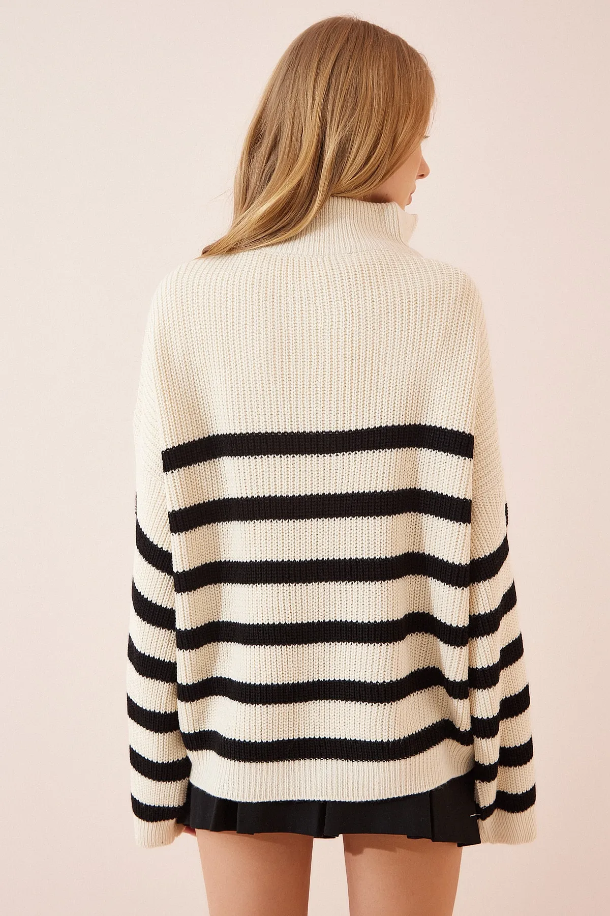 Happiness İstanbul  Pullover - Ecru - Oversized