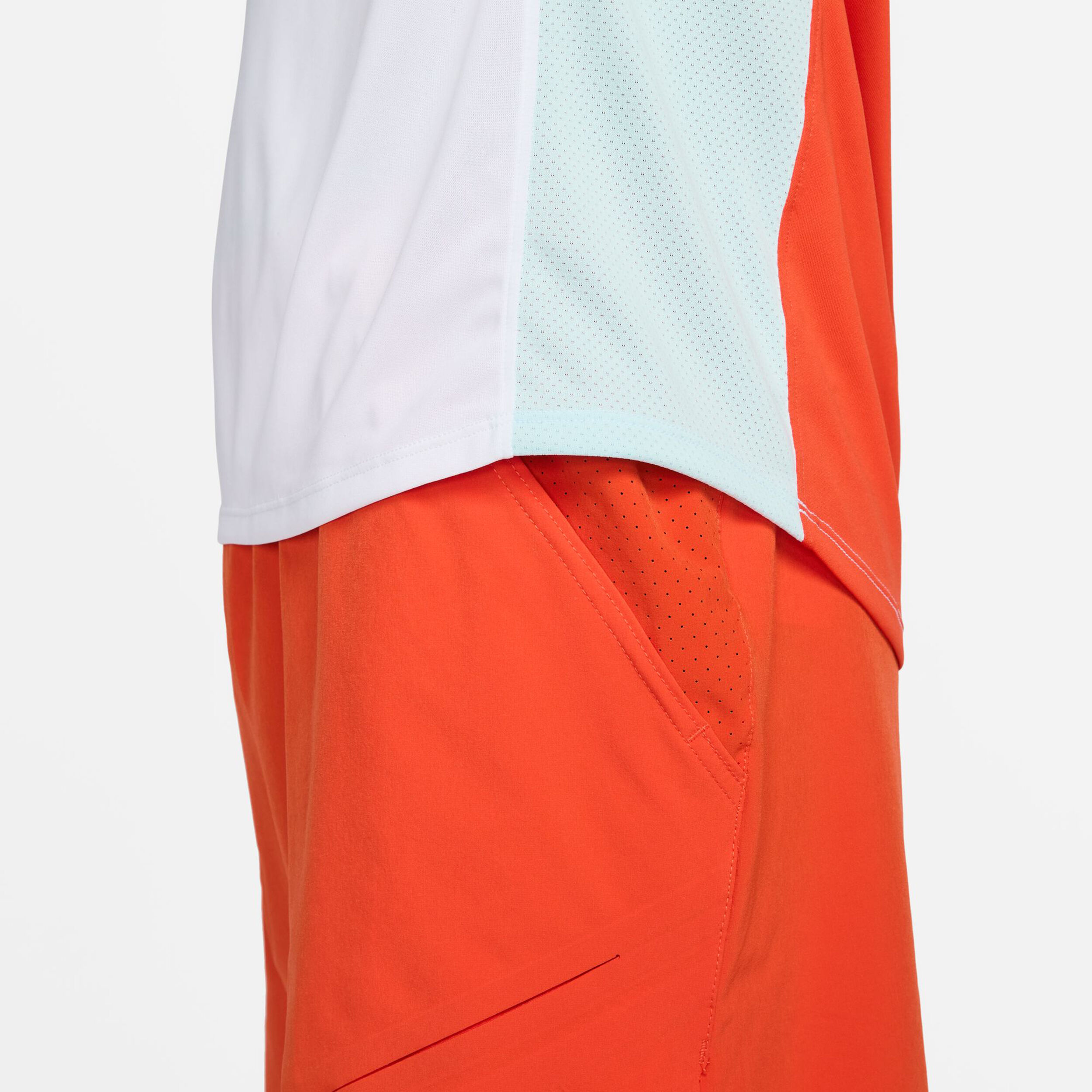 Dri-Fit Slam T-Shirt Herren - Weiß, Orange