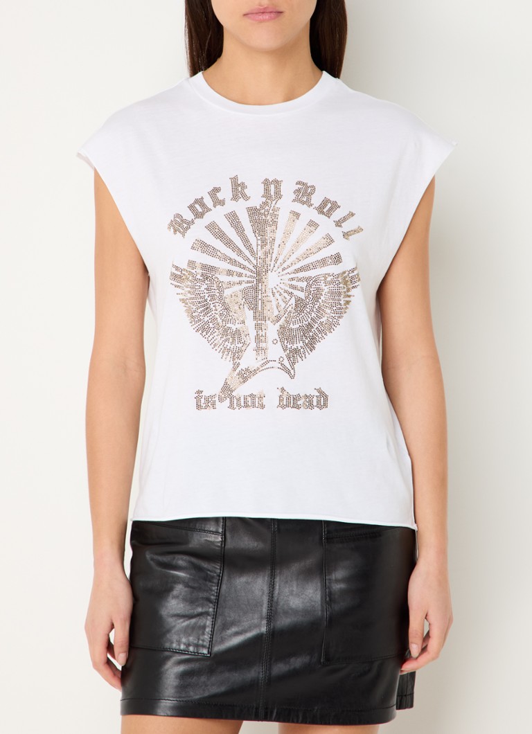 T-shirt Zadig&Voltaire Cloe με στρας