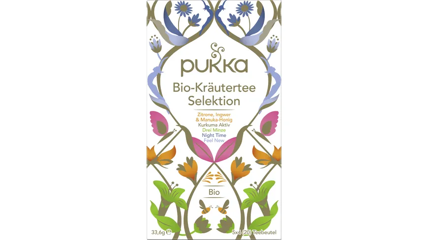 Pukka Bio-Tees Kräutertee Selektion (1 x 20 Beutel) 33.6 g