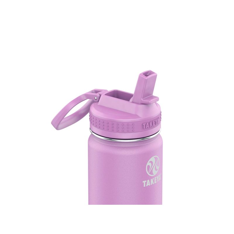 Takeya Actives Straw Insulated Bottle 24oz \/ 700ml Lilac (51222)