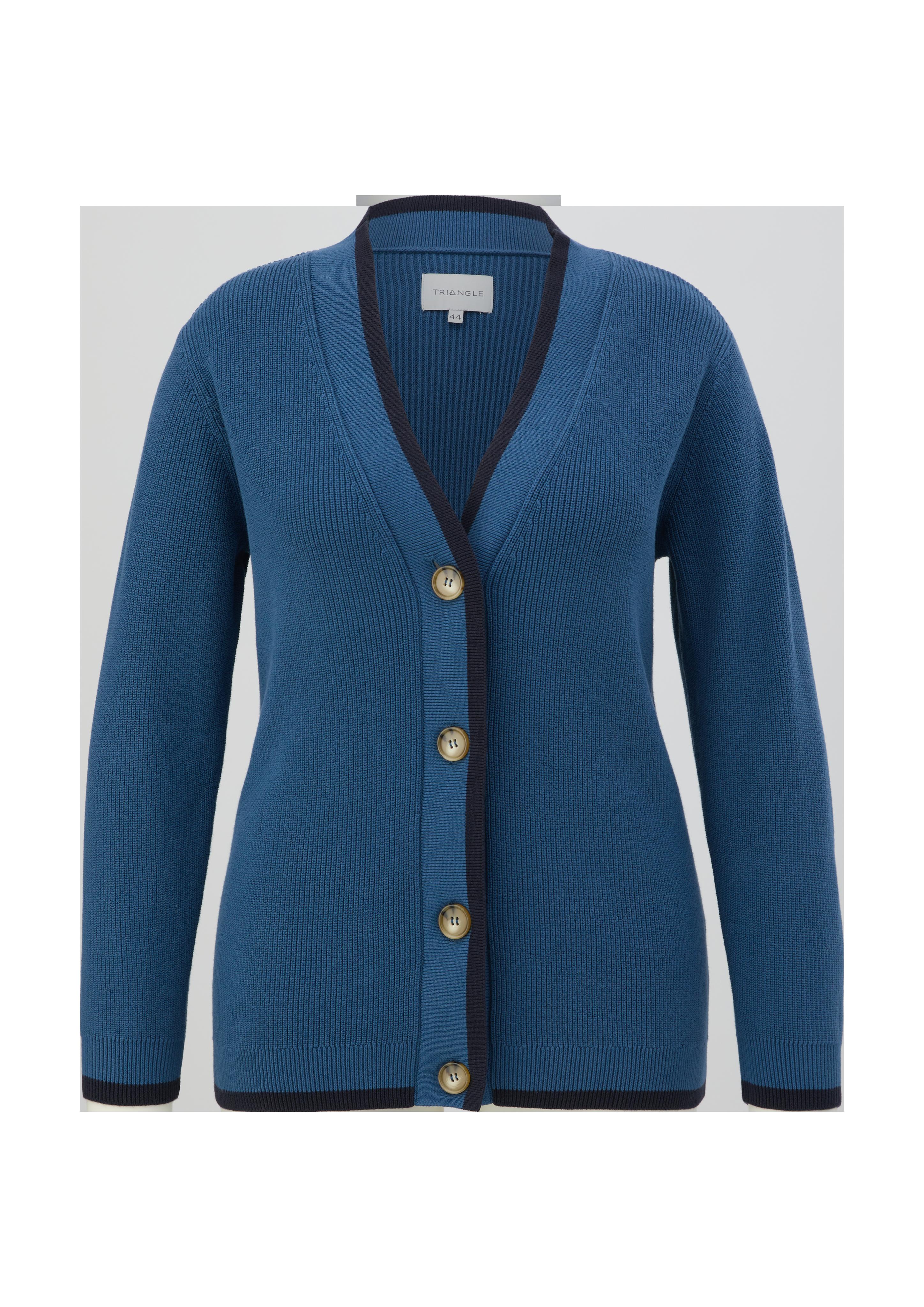 Strickjacke mit Rippstruktur  2136530-5704