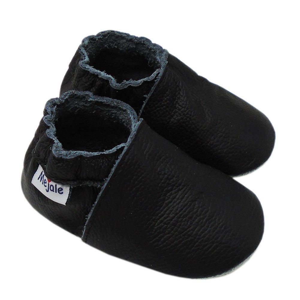 Yalion Weiche Leder Krabbelschuhe Baby Lauflernschuhe Lederpuschen Hausschuh Rutschfest