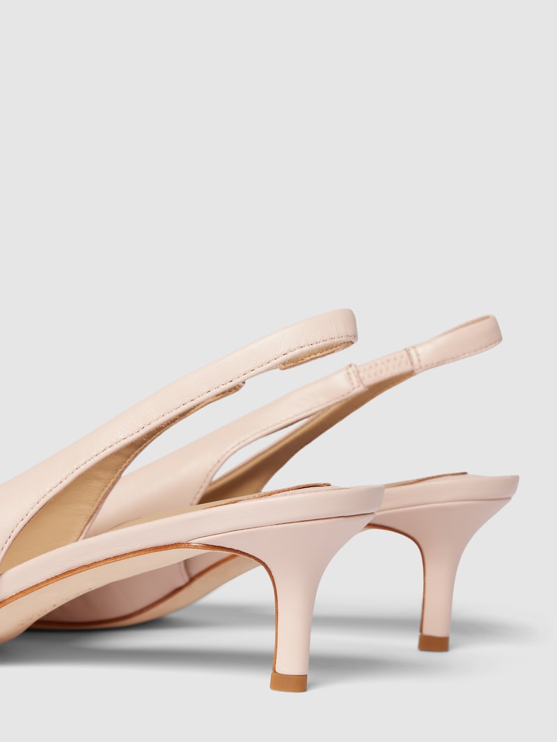Pumps aus Leder mit spitzer Form Modell 'LOLAH' in hellrosa