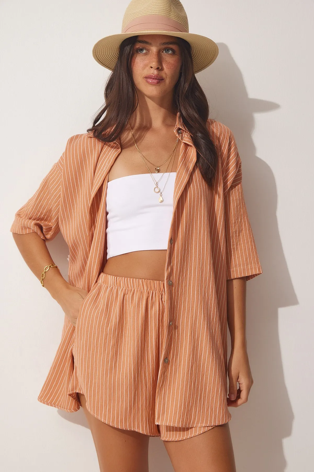 Happiness İstanbul  Zweiteiler - Rosa - Regular Fit