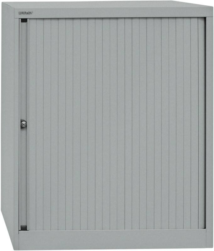 Bisley Rollladenschrank EuroTambour Silber 800 x 430 x 1.030 mm