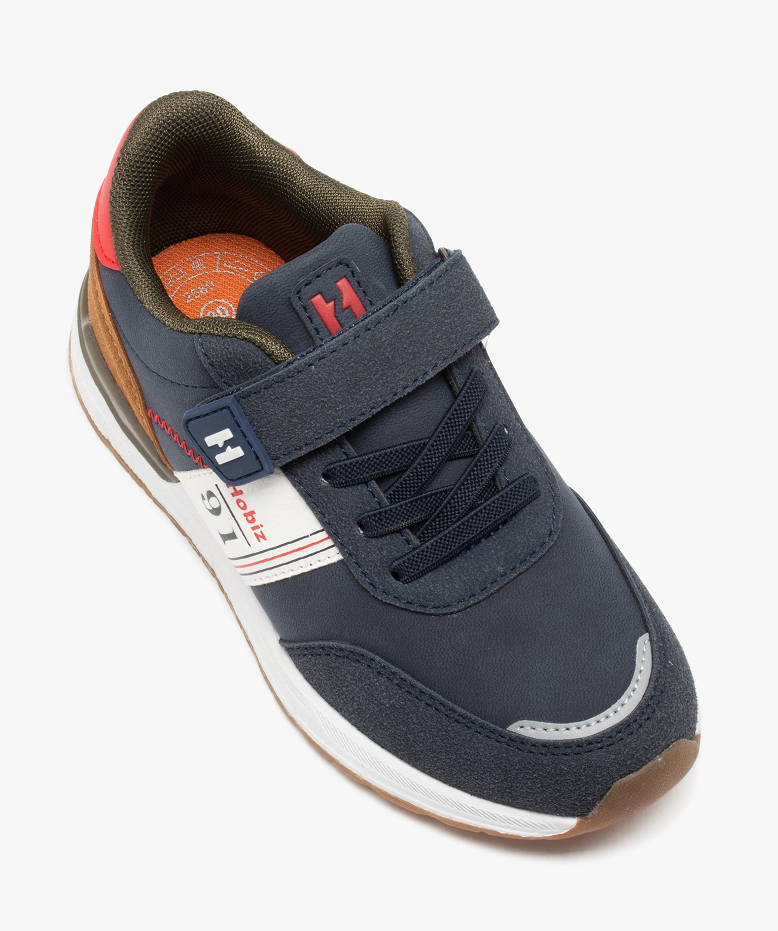 Baskets Garçon running à scratch - Hobiz marine | GEMO