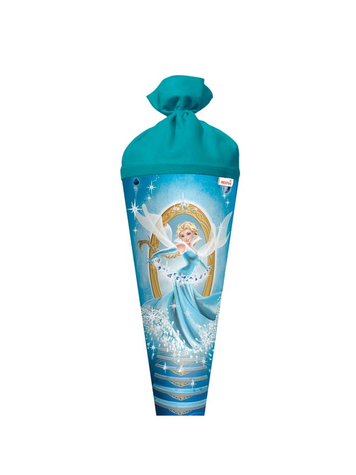 ROTH Schultüte groß Kristall-Prinzessin 70 cm, Glitter in Grün günstig kaufen onesize