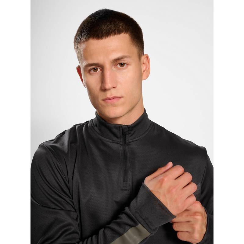 hummel hmlACTIVE PL HALF ZIP Sweatshirt Herren