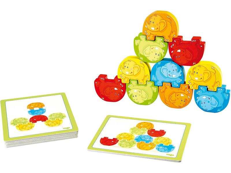 Eléphants cascadeurs, jeu d’encastrement