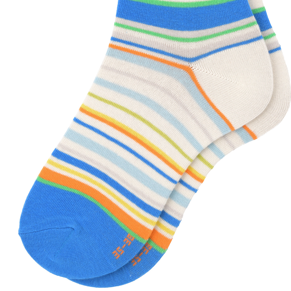 1 Paar Damen Socken geringelt