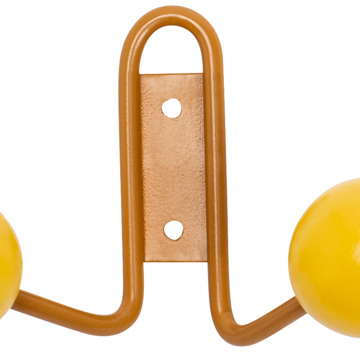 2er Kleiderhaken mit Kugeln