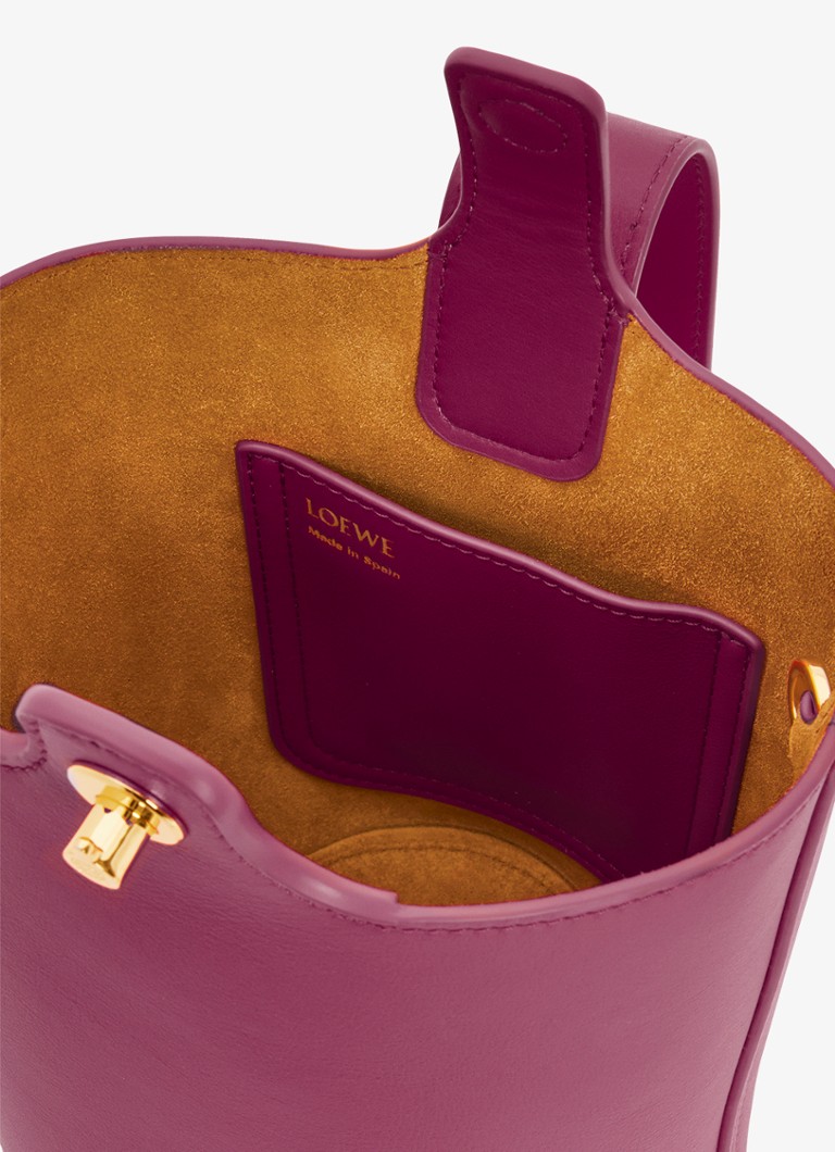 Borsa a tracolla LOEWE Pebble Bucket Mini in pelle di vitello