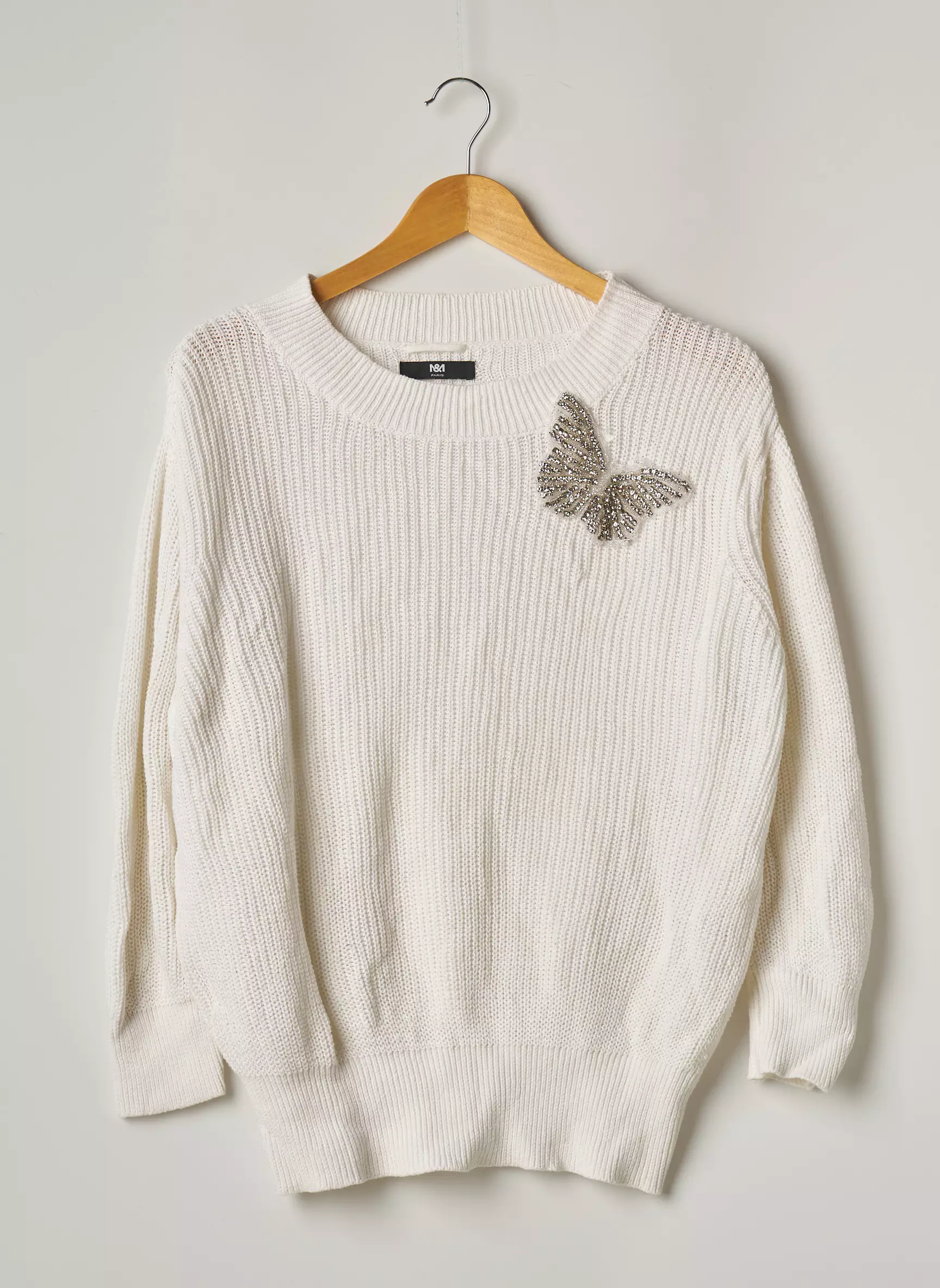 Sans Marque Pulls Femme couleur blanc