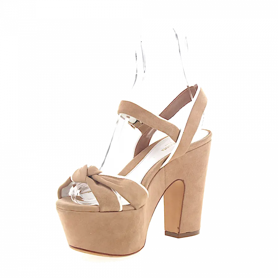 Sergio Rossi - Plateausandalen - beige