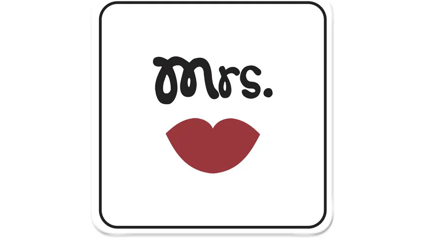 GRUSS & CO Untersetzer »Mrs.«