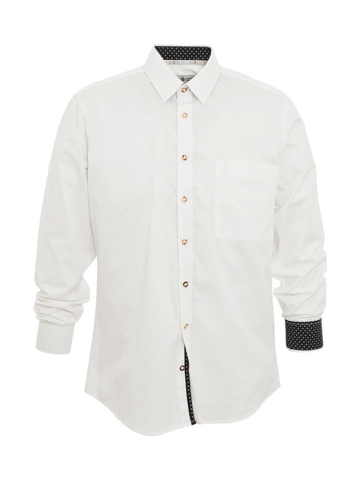 Almsach Langarmhemd 8115LK in weiß günstig kaufen