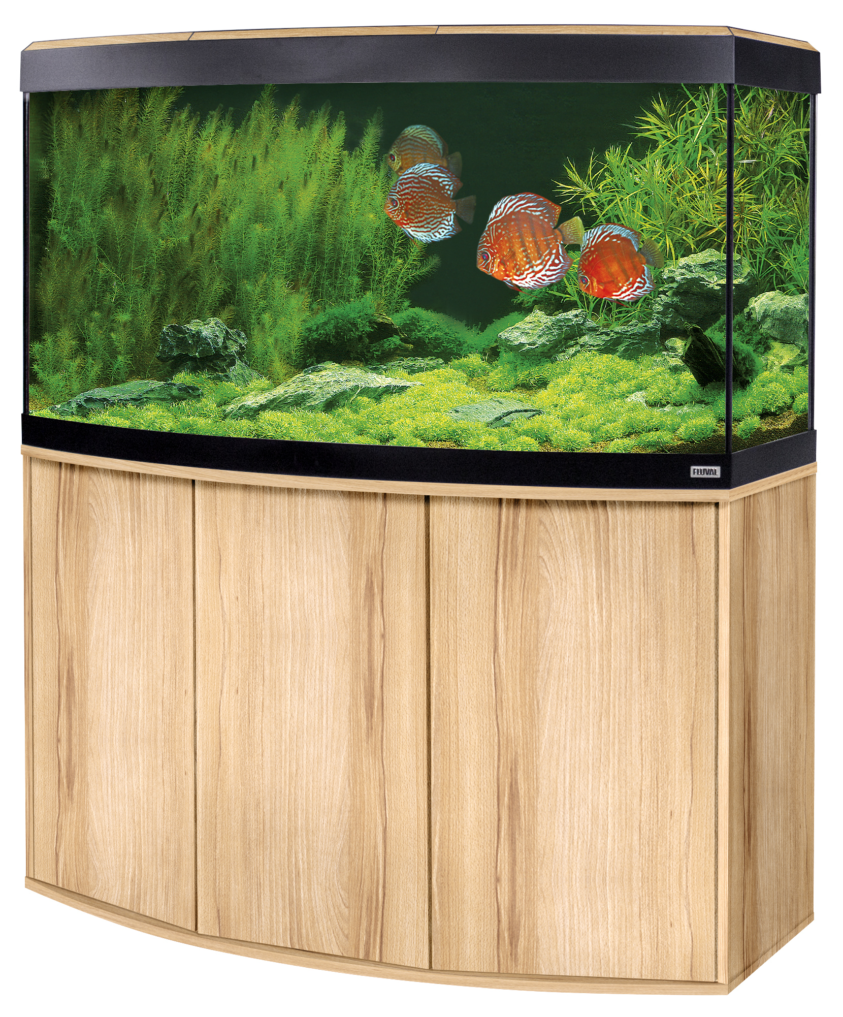 Hagen Aquarienkombinationen Hagen Fluval Vicenza 260 Kombi Kernbuche
