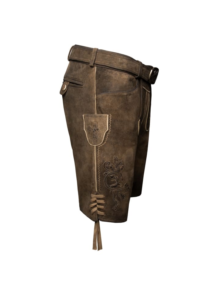 Spieth & Wensky Lederhose Havel in braun günstig kaufen 52