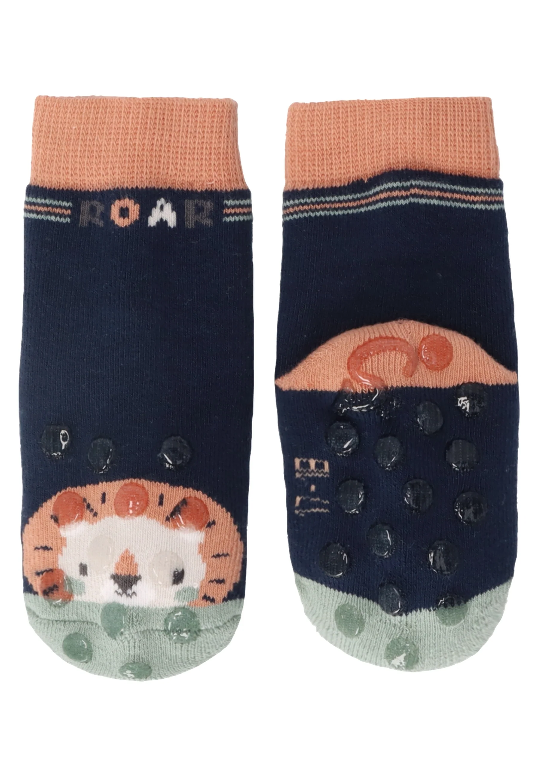 ABS Krabbelsocken im 2er Pack mit Motiv Löwe